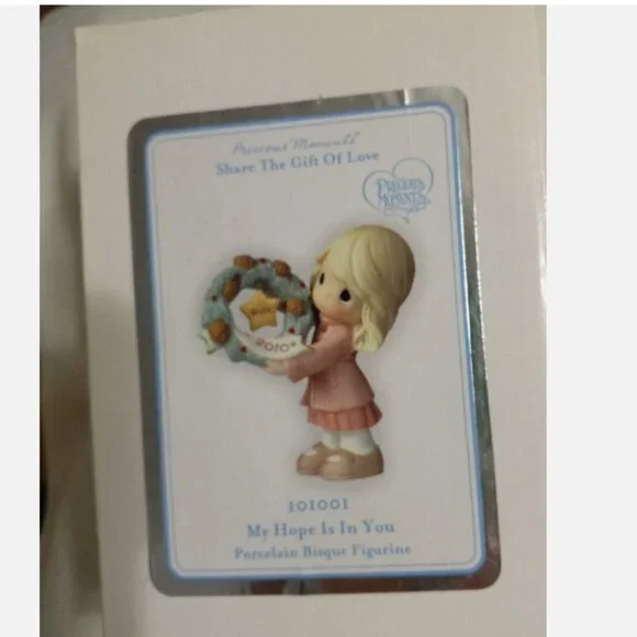 Precious Moments My Hope Is In You #101001 IOB Share the Gift of Love Collection - Picture 6 of 12